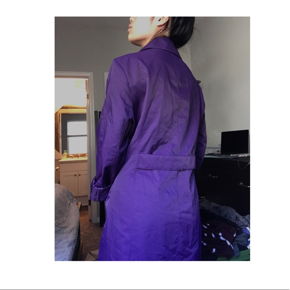 Anne Klein Purple Coat